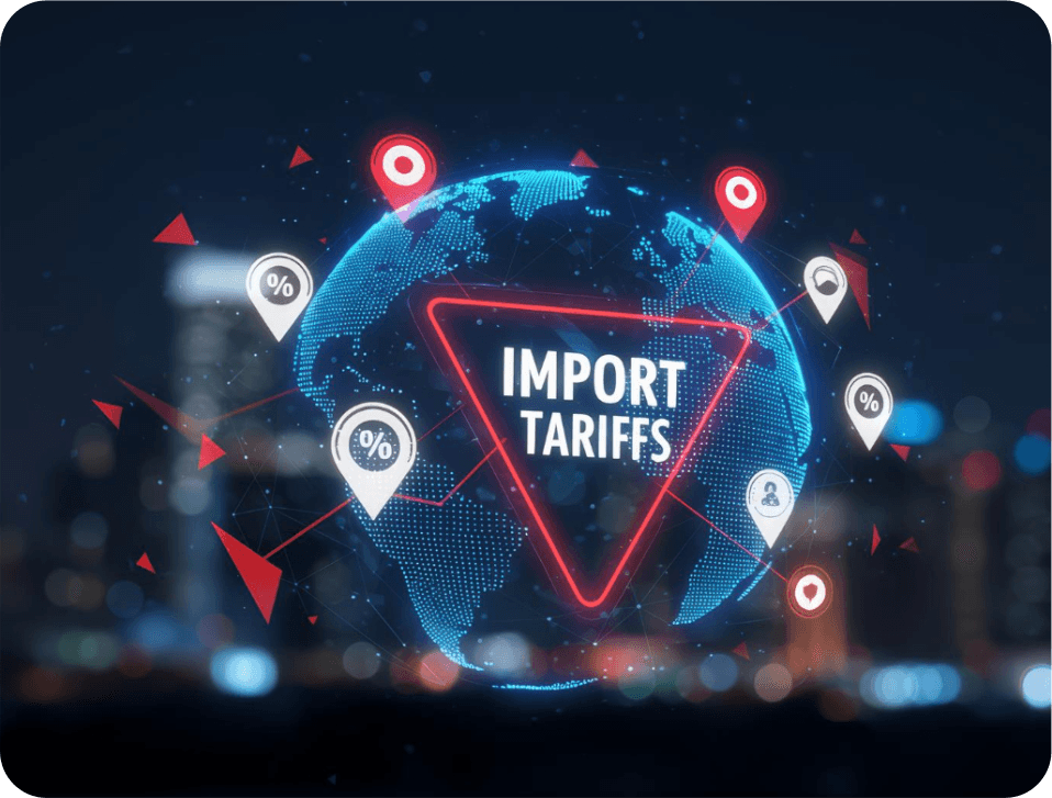 TRADE COMPLIANCE & TARIFF INTELLIGENCE illustration