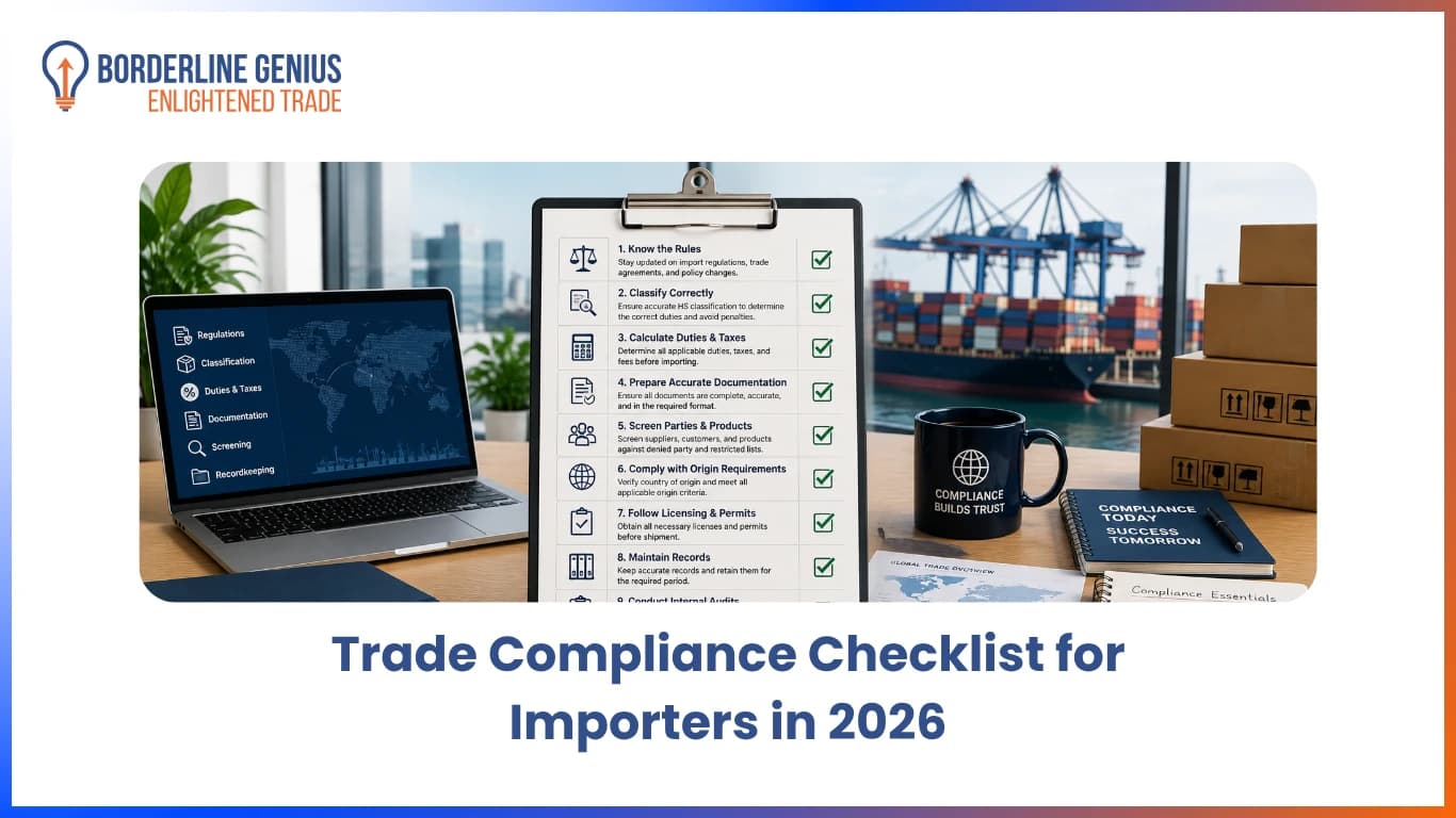 Trade Compliance Checklist for Importers in 2026