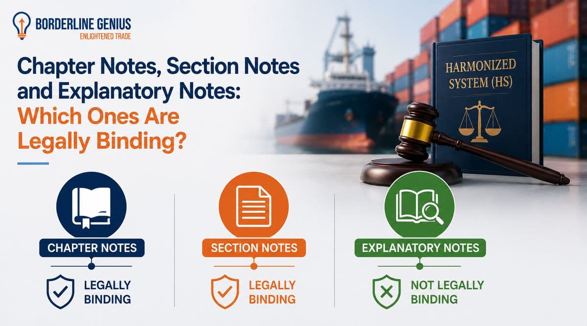 Chapter Notes, Section Notes and Explanatory Notes: Which Ones Are Legally Binding?