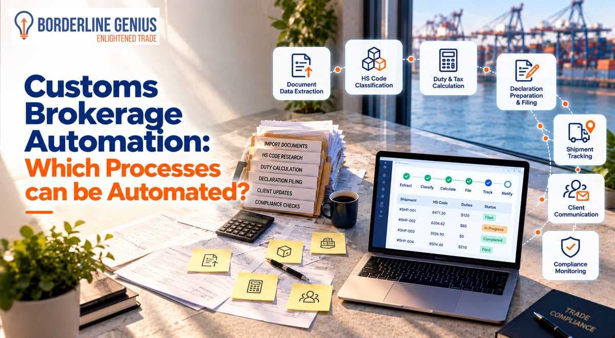 Customs Brokerage Automation: Processes to Automate
